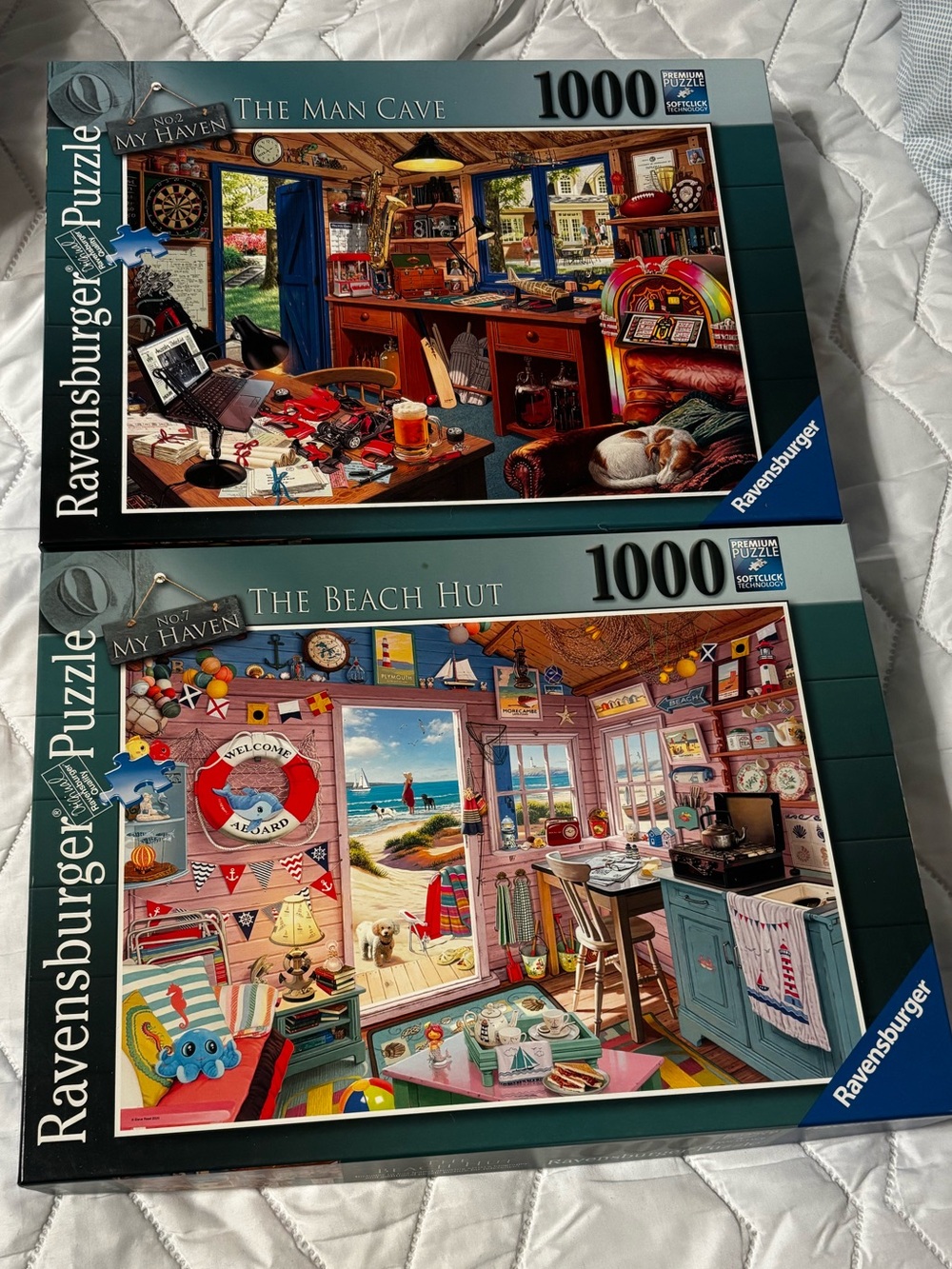 Ravensburger My Haven puzzles Number 7 and Number 2